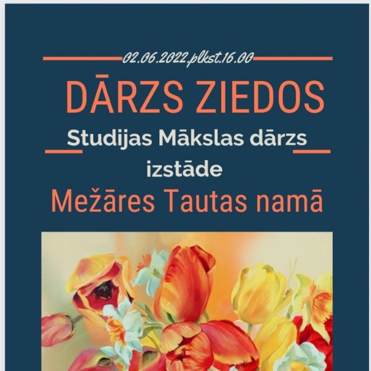 2. jūnijā Mežāres bibliotēka sadarbībā ar Mežāres pagasta pārvaldi atklāj gleznu izstādi 