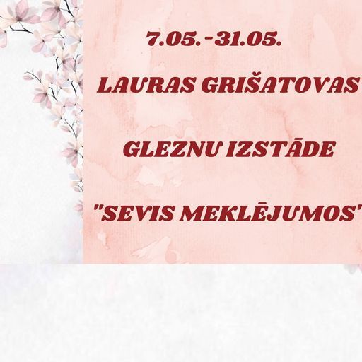 Salas bibliotēka aicina uz Lauras Grišatovas gleznu izstādi 