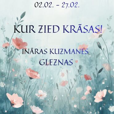 Leimaņu bibliotēka februārī aicina uz Ināras Kuzmanes (Jēkabpils) gleznu izstādi