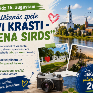 Orientē&scaron;anās spēle "DIVI KRASTI - VIENA SIRDS"