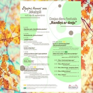 Dzejas dienu festivāls “Randiņš ar dzeju” Jēkabpilī