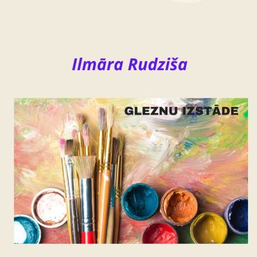 Kalna bibliotēkā no 7. līdz 30.aprīlim Ilmāra Rudziša gleznu izstāde