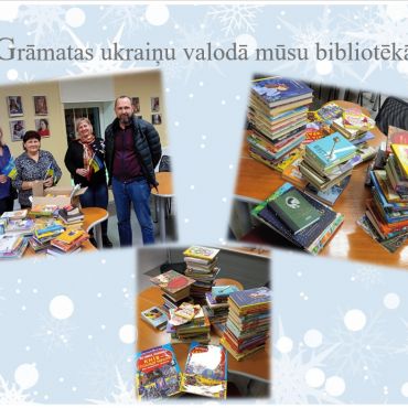 Grāmatas ukraiņu valodā mūsu bibliotēkā 