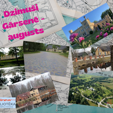 Gārsenes bibliotēkā izstāde Dzimuši Gārsenē augustā