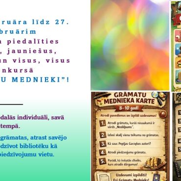 Konkurss &ldquo;Grāmatu mednieki&rdquo;