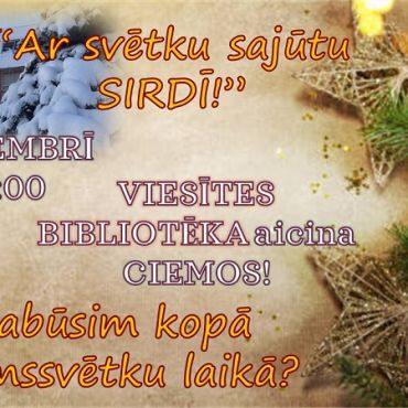 Viesītes bibliotēka aicina ciemos 