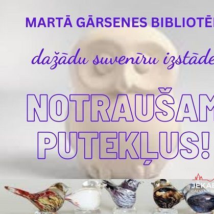 Gārsenes bibliotēka martā aicina uz suvenīru izstādi 