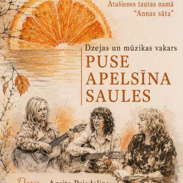 Atašienes bibliotēka 4.septembrī plkst. 17.00 aicina uz literāri muzikālu bdzejas pēcpusdienu