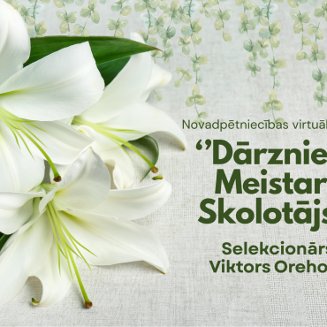  Virtuāla novadpētniecības izstāde ‘’Dārznieks. Meistars. Skolotājs.’’ 