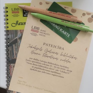 Pateicība JNGB Bērnu un jauniešu nodaļai 