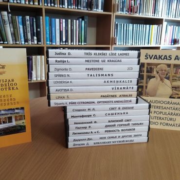 Kūku bibliotēkā jauns pakalpojums - audiogrāmatas