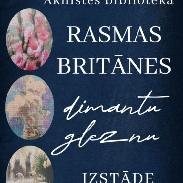 Februārī Aknīstes bibliotēka aicina uz Rasmas Britānes dimantu gleznu izstādi