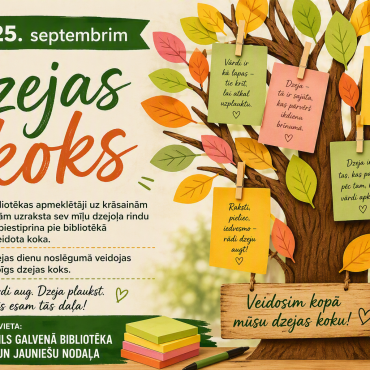 Rado&scaron;ā akcijā &ldquo;Dzejas koks&rdquo;