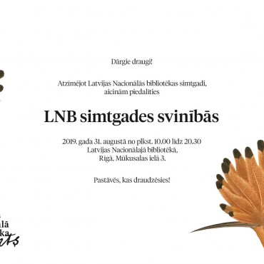 LNB simtgades svinības