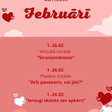 Notikumi februārī 