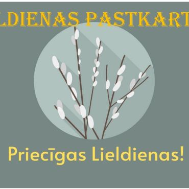 Kalna bibliotēkā senu Lieldienu apsveikuma kartiņu izstāde