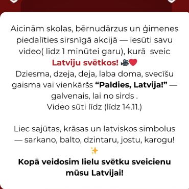 Es mīlu LATVIJU!