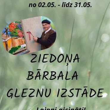 Leimaņu bibliotēka aicina uz Ziedoņa Bārbala gleznu izstādi