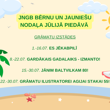 Izstādes jūlijā 