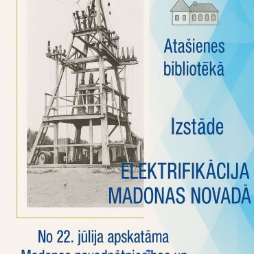 Atašienes bibliotēka aicina uz izstādi 