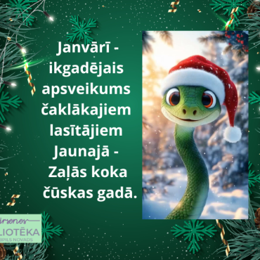 Gārsenes bibliotēka sveic savus lasītājus ar pārsteiguma balviņām