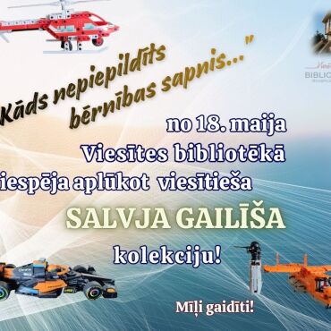 No 18.maija Viesītes bibliotēkā apskatāma viesītie&scaron;a Salvja Gailī&scaron;a Lego kolekcija