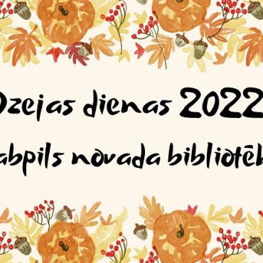 Dzejas dienas 2022 Jēkabpils novada bibliotēkās
