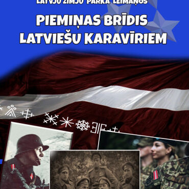 11.novembrī plkst. 19.00 Latvju zīmju parkā Leimaņos pieminēsim un godināsim mūsu karavīrus