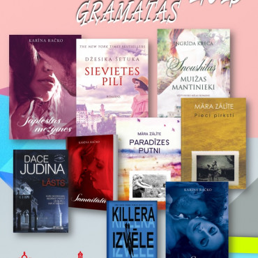2019. gada TOP grāmatas Jēkabpils Galvenajā bibliotēkā