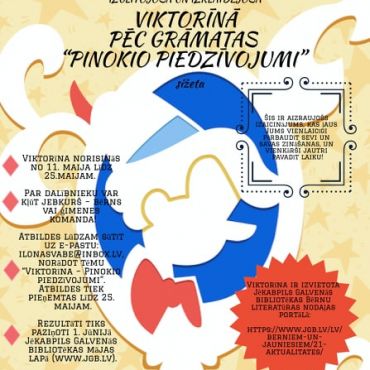 PIEDALIES VIKTORĪNĀ!