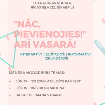 Nāc, piedalies!