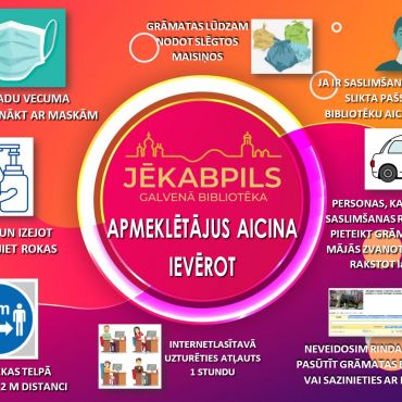 Informācija bibliotēkas apmeklētājiem