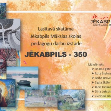 Jēkabpils mākslas skolas pedagogu darbu izstāde