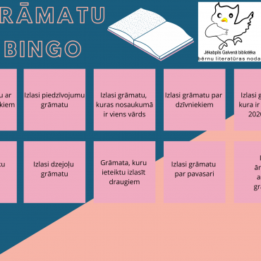 Grāmatu bingo! 