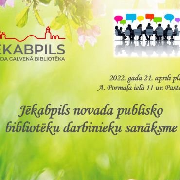 Jēkabpils novada publisko  bibliotēku darbinieku sanāksme