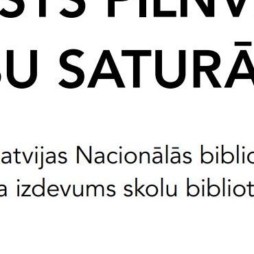 Skolas bibliotēka – atbalsts pilnveidotajā mācību saturā