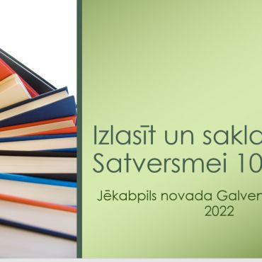 Izlasīt un saklausīt – Satversmei 100