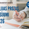 Izsludināts literatūras konkurss &ldquo;Sēlijas Prozas lasījumi 2026&rdquo;