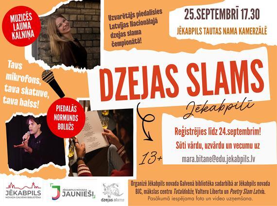 Dzejas Slams Jēkabpilī
